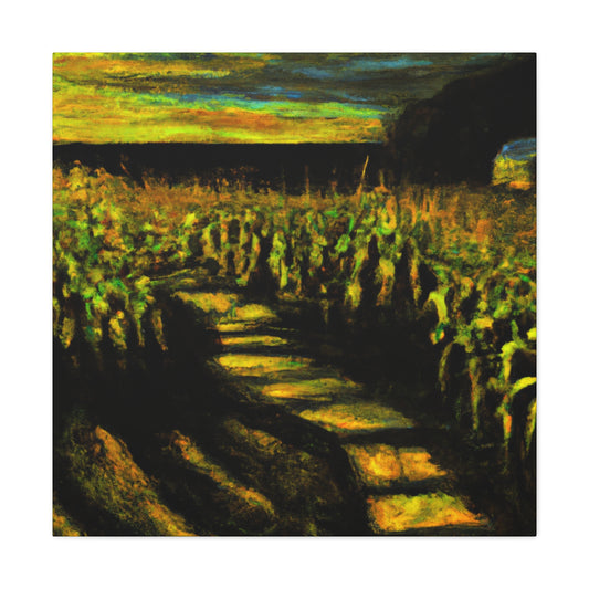 "Surreal Cornfield Dreaming" - Canvas