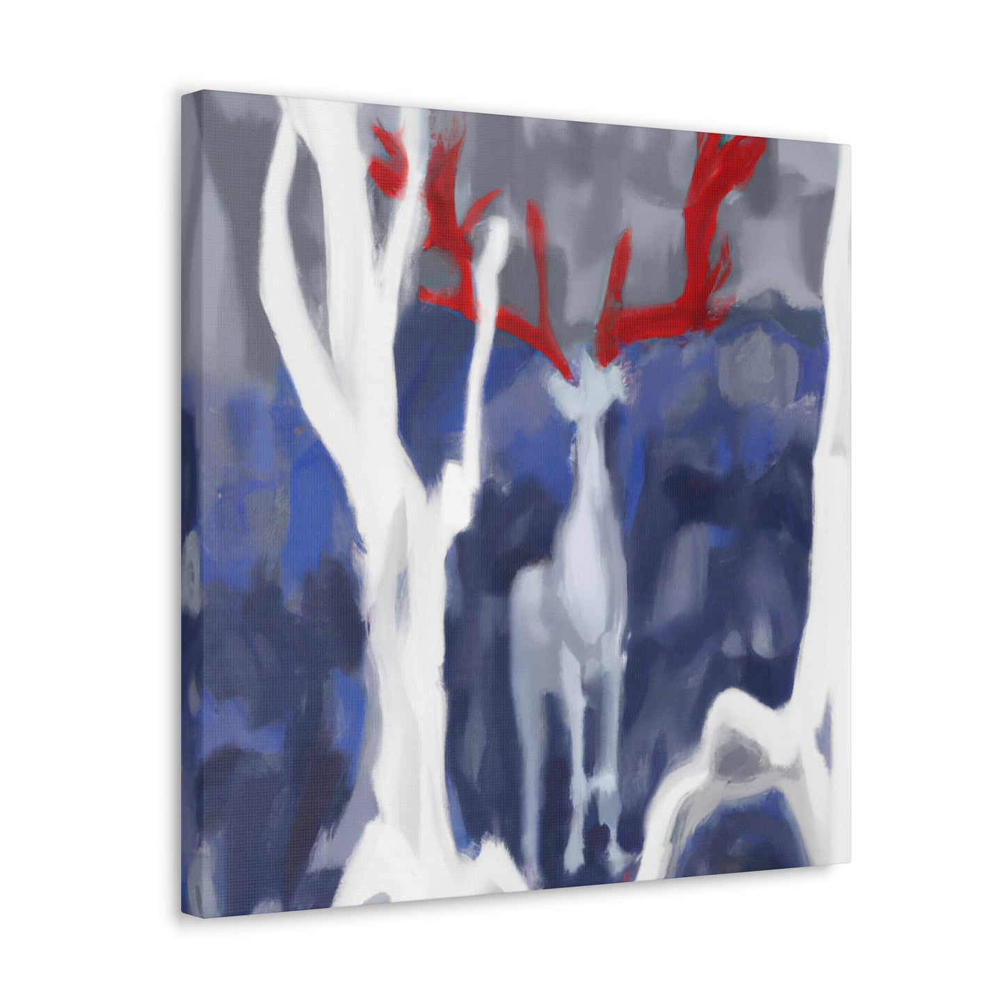 Deer in Abstract Style - Canvas