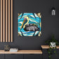 Pelican in Art Deco - Canvas