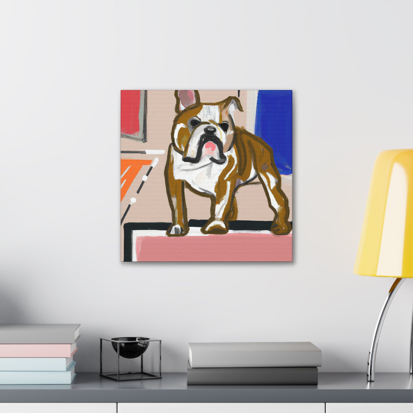 "Bulldog's Tenacity Paint." - Canvas