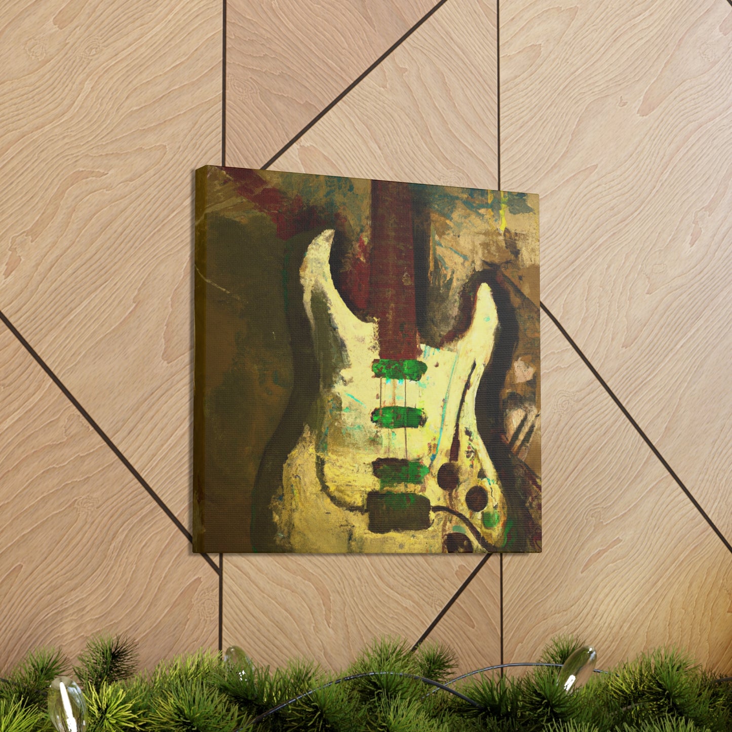 Electric Guitar Masterpiece - Canvas