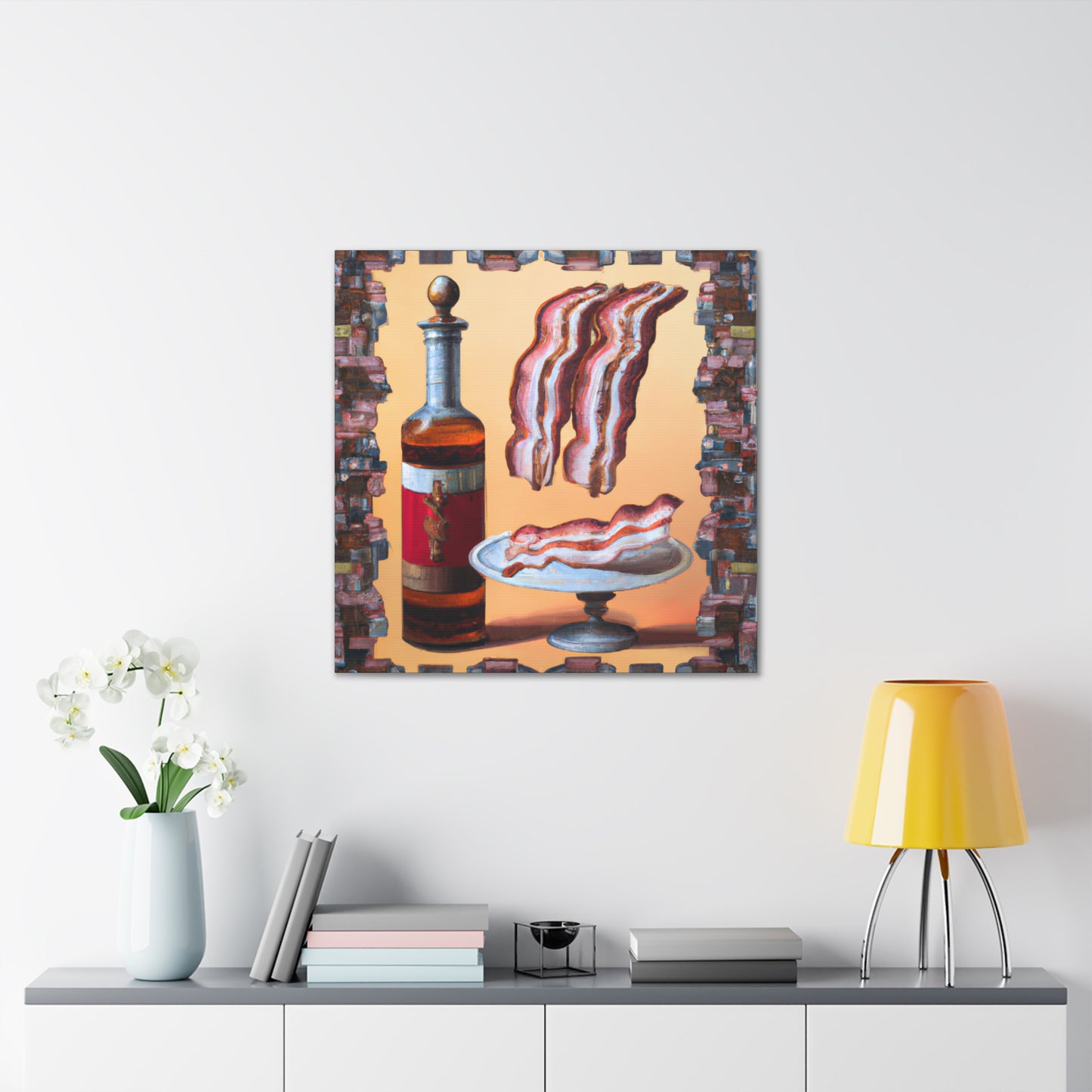 "Bacon in Rococo Style" - Canvas