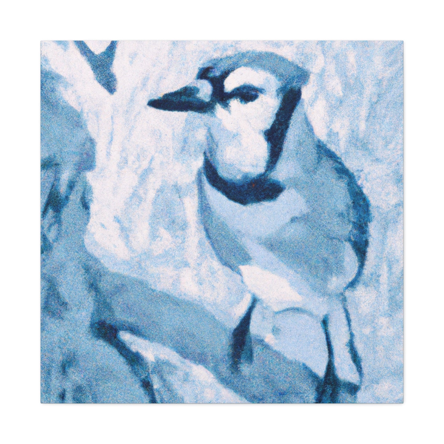 Blue Jay Uplifting Joy - Canvas