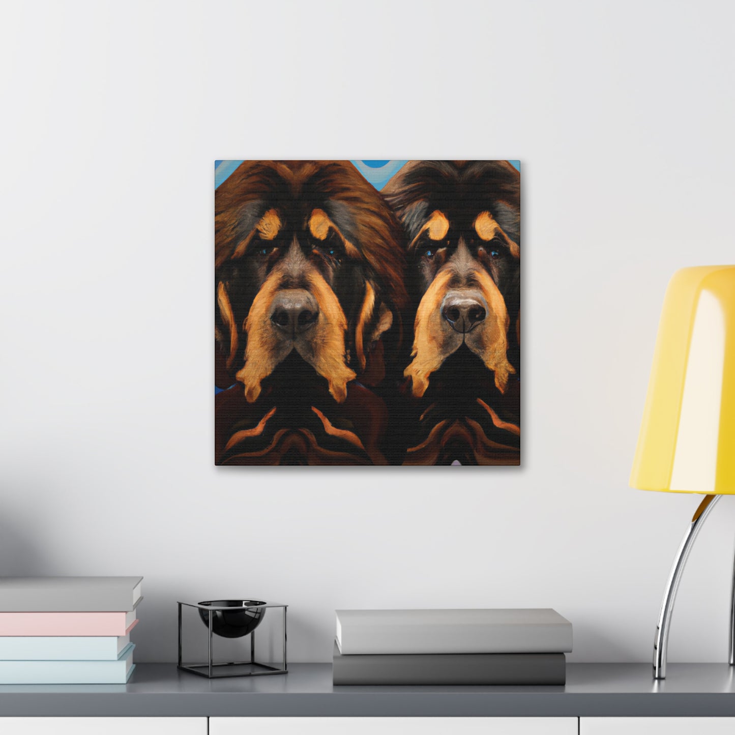 Fearsome Tibetan Mastiff - Canvas