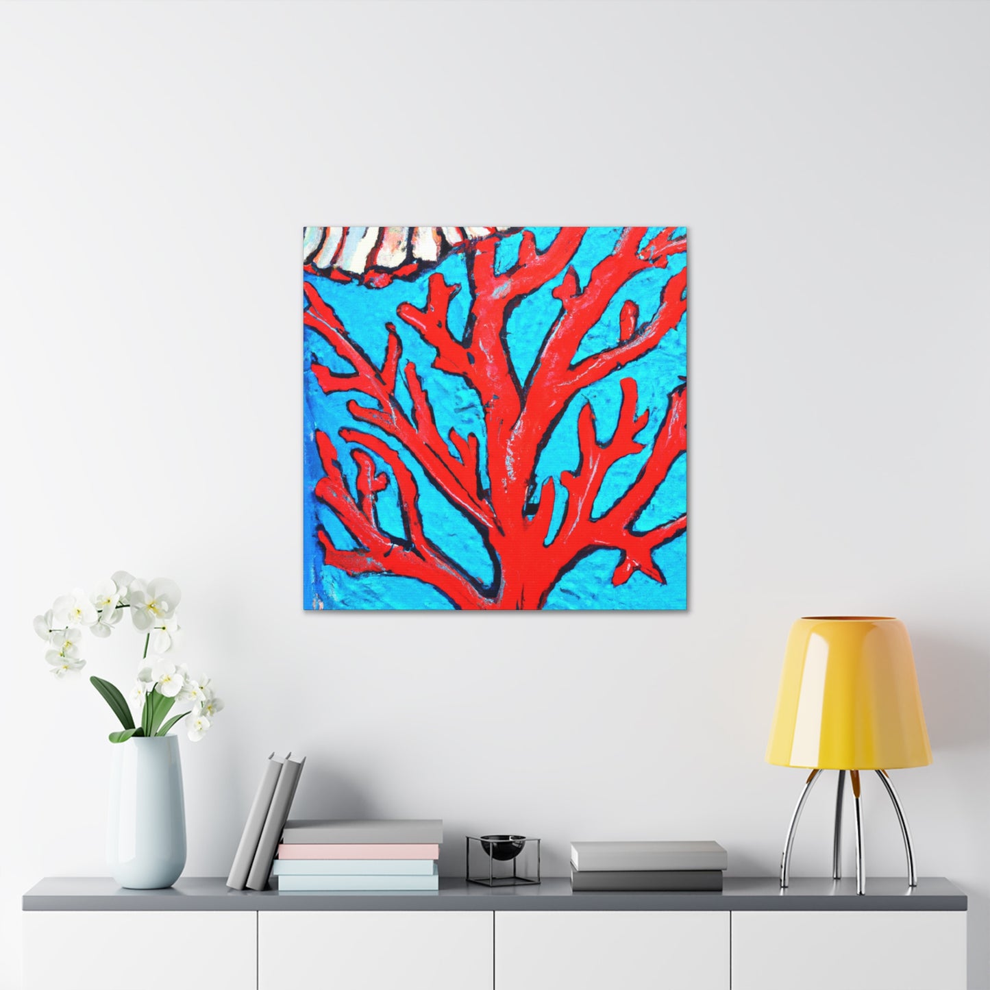 Coral Garden Splendor - Canvas