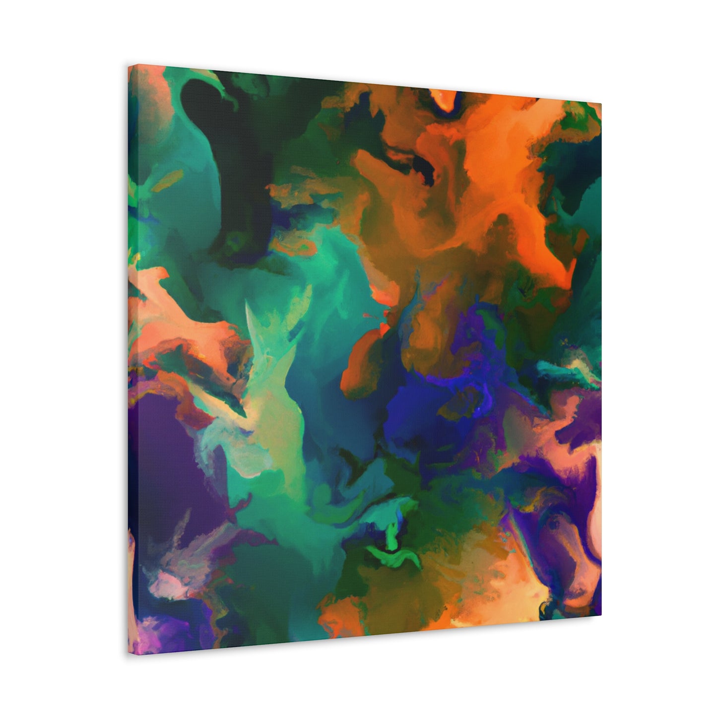 "Verdant Sea of Color" - Canvas