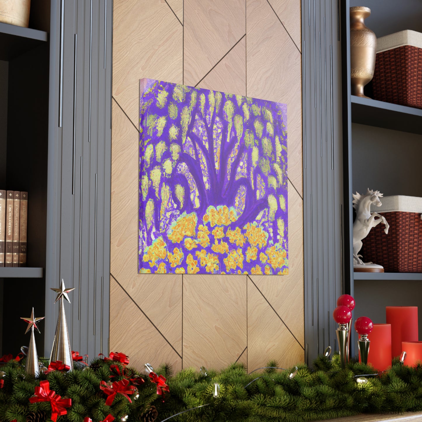 "Wisteria in Bloom" - Canvas