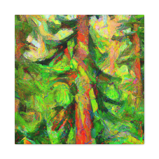 "Lush Redwood Forest" - Canvas