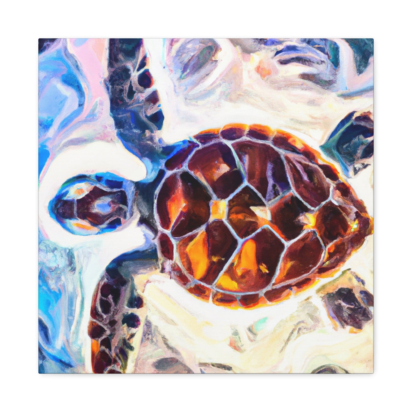 Sea Turtle Reflection - Canvas