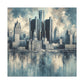 "Resplendent Detroit Reverie" - Canvas