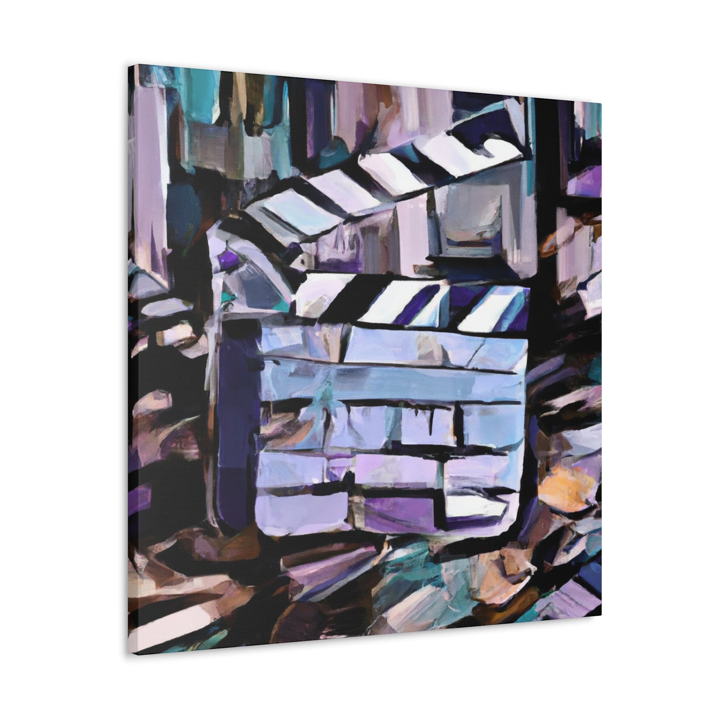 "Film Clapboard Suite" - Canvas