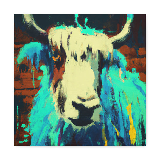 Yak and Graffiti Art - Canvas