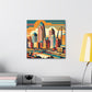 City of River Lights - Canvas