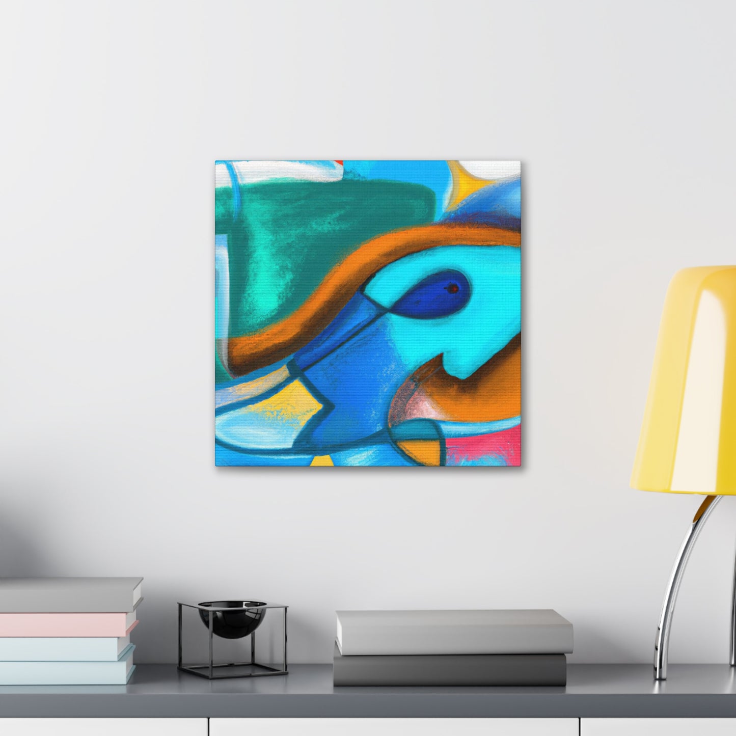 "Walleye in Abstract Form" - Canvas