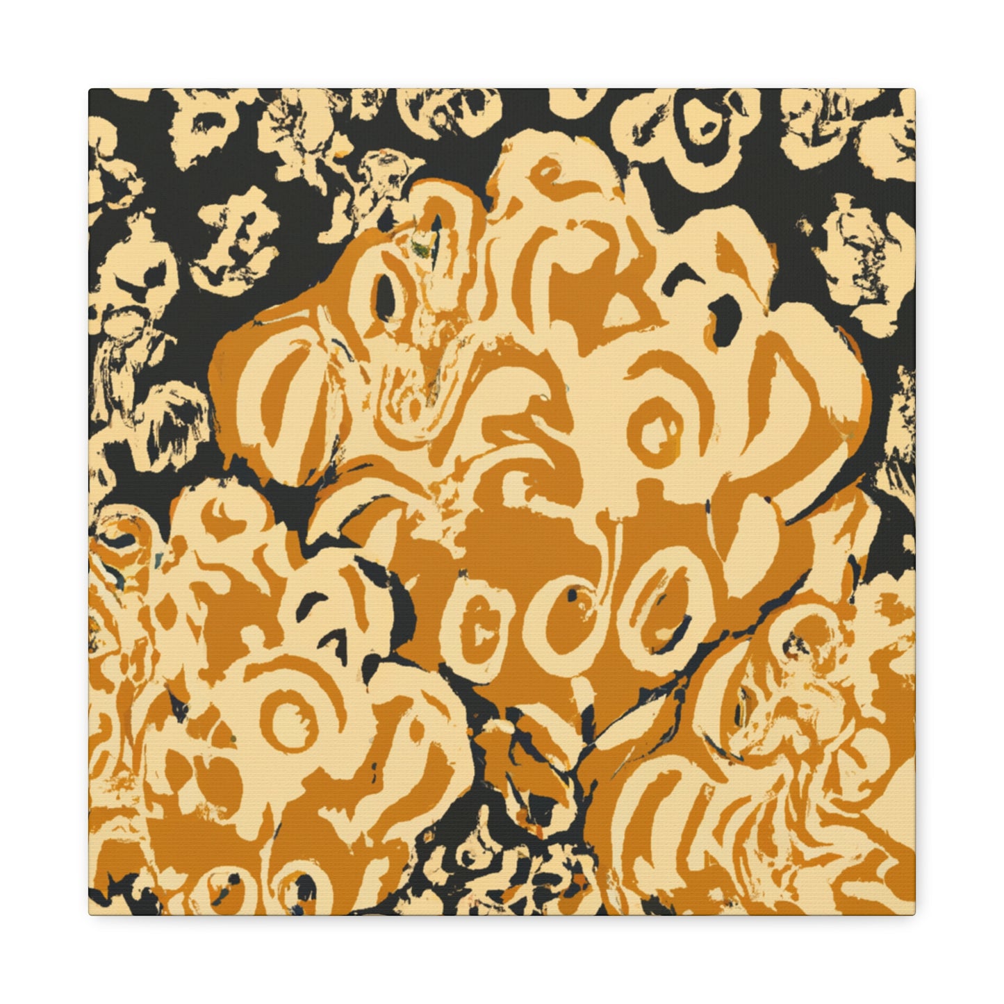 "Popcorn Delight Rococo" - Canvas