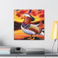 Mandarin Duck Surreality - Canvas