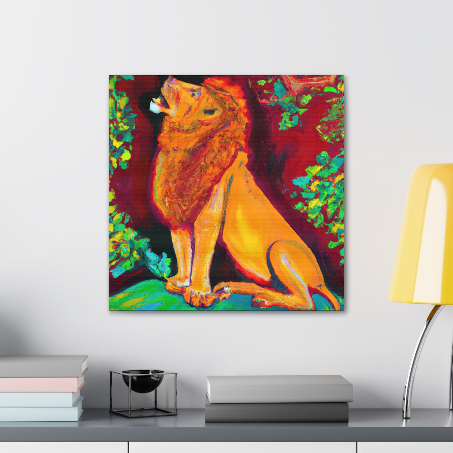 "Lion of Neoclassicism" - Canvas