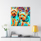 "Yorkshire Terrier Delight" - Canvas