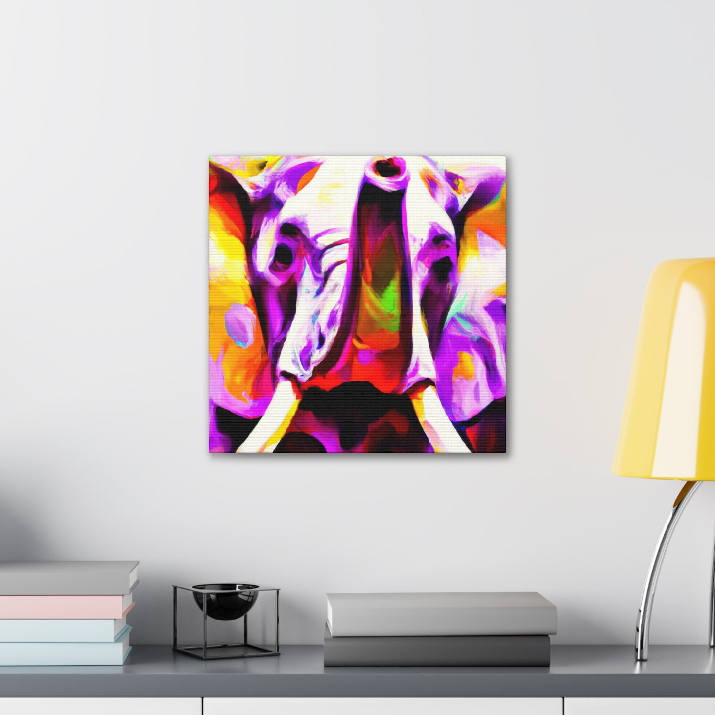 "Elephant's Silent Majesty" - Canvas