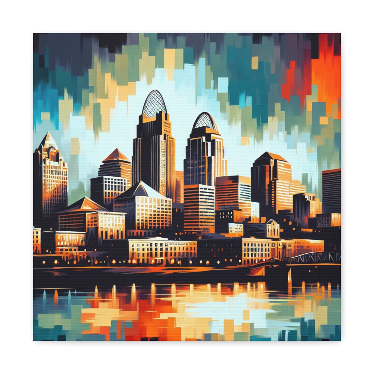 Urban Symphony: Cincinnati Rhapsody - Canvas