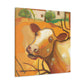 Jersey Cattle Dreamscape - Canvas