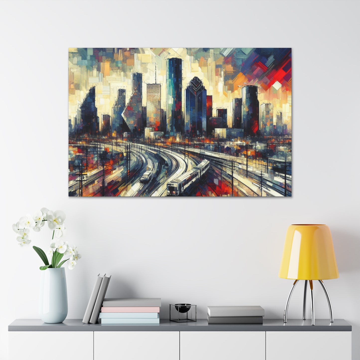 "Enchanting Houston Skies" - Canvas