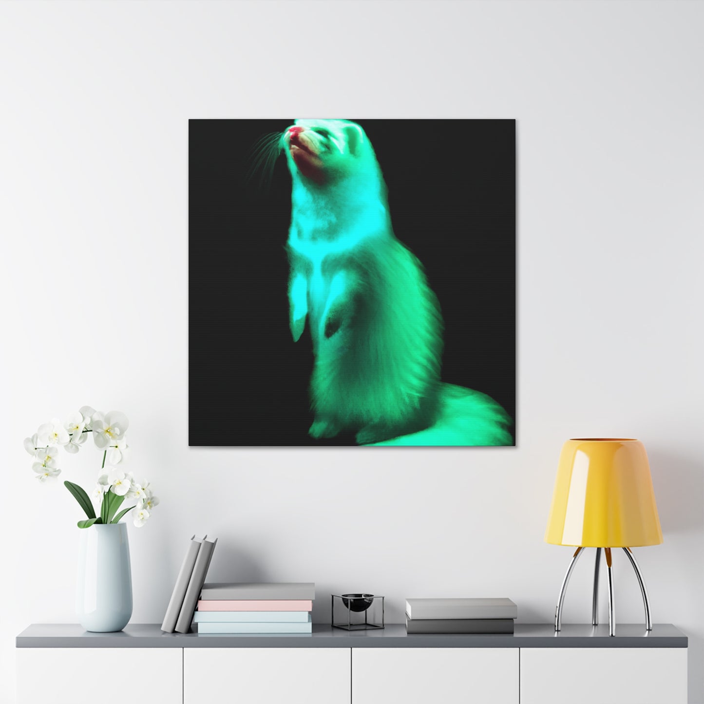 Ferret in Abstraction - Canvas