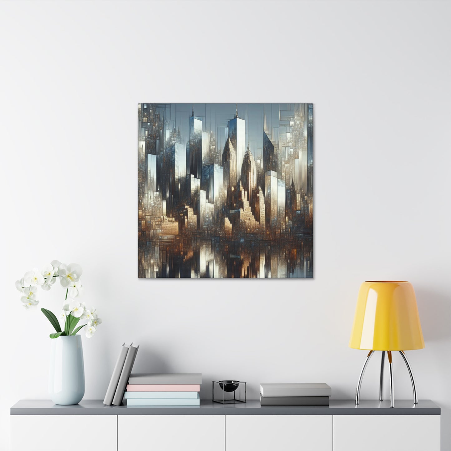 "Urban Symphony in Motion" - Canvas