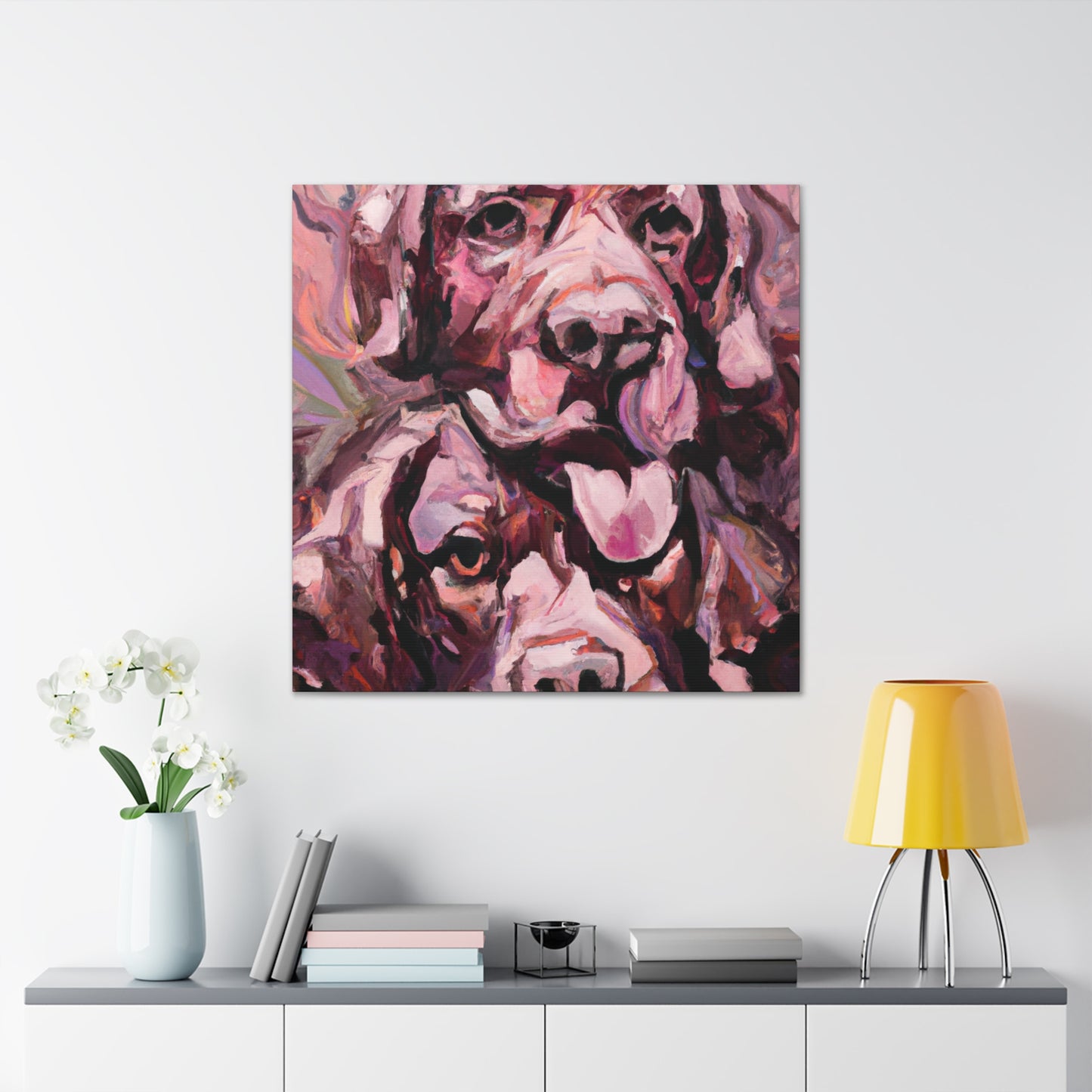 Loving Labrador Retriever - Canvas