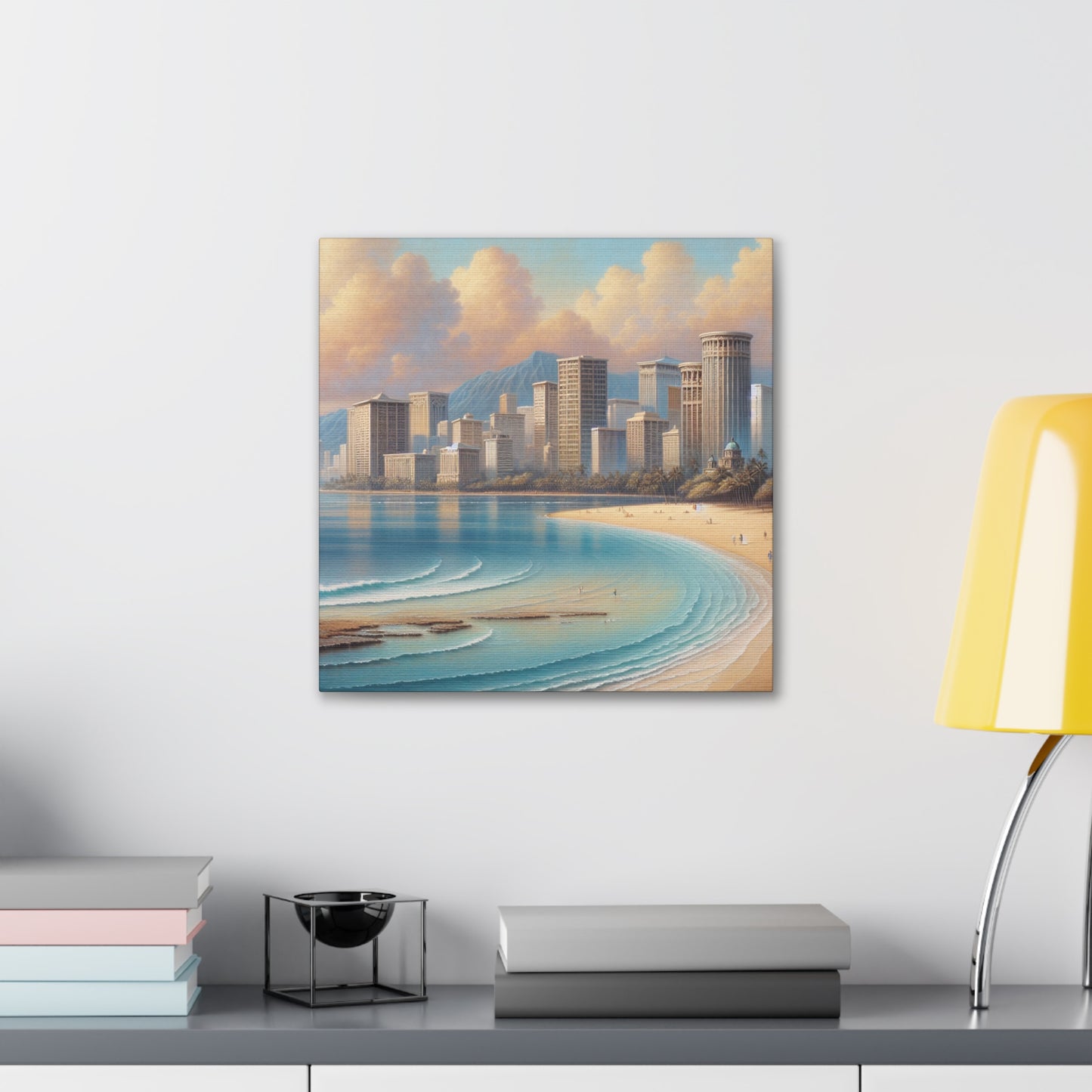 "Serene Paradise Shores" - Canvas