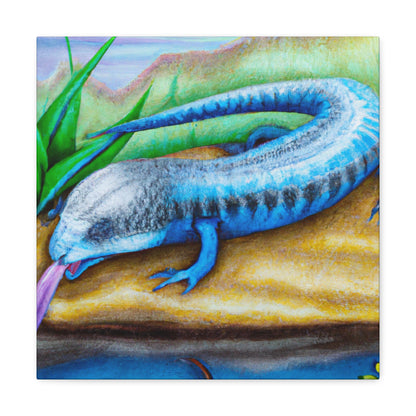 Blue-Tongued Skink Dream - Canvas