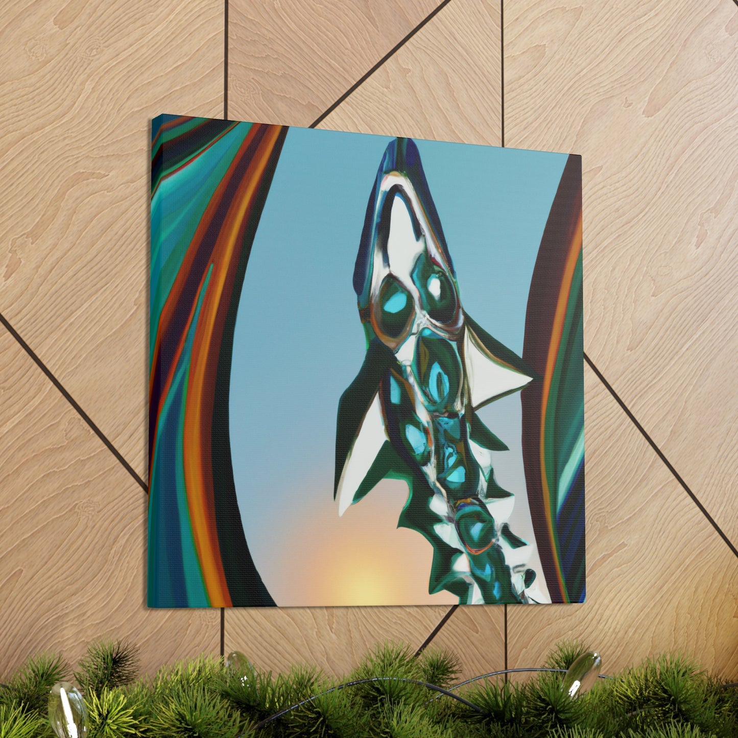 "Barracuda Art Deco" - Canvas