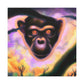 Chimpanzee Digital Dreamscape - Canvas