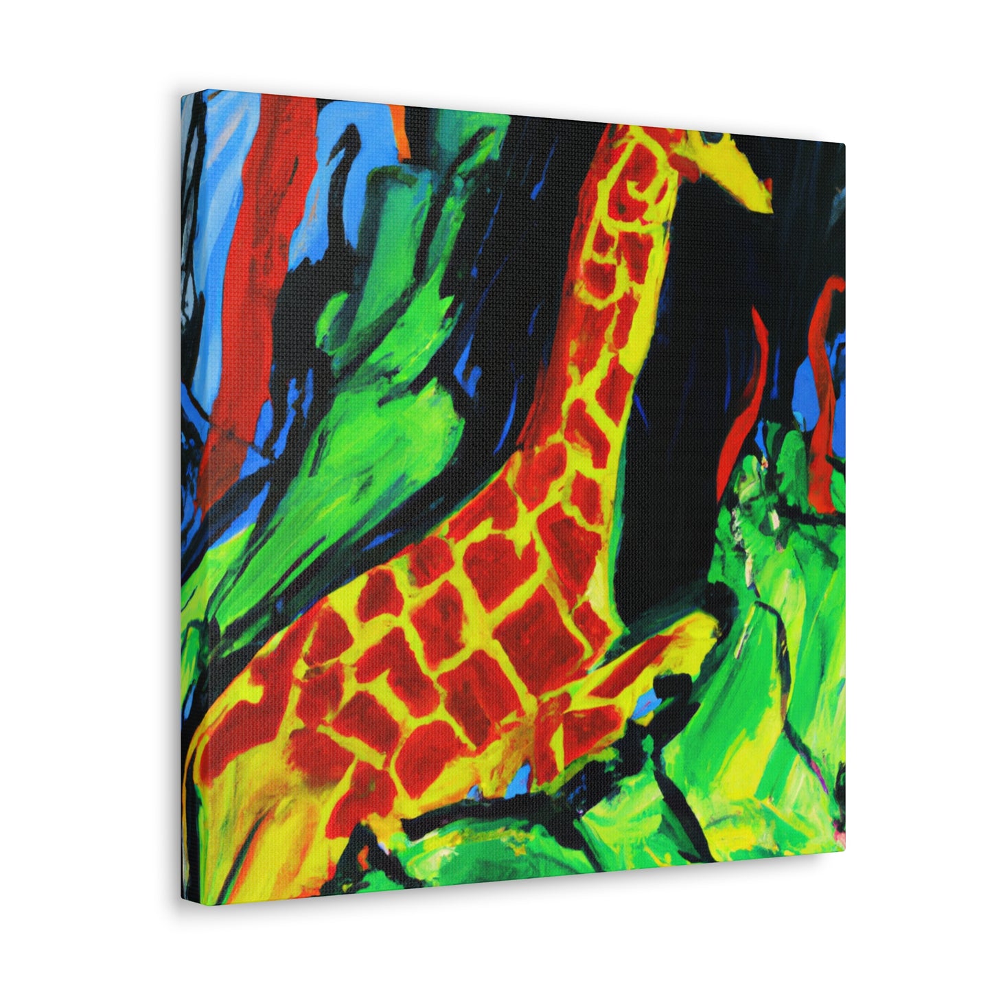 Giraffe in Abstract Forms - Canvas