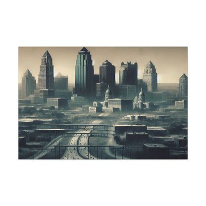 Midwest Metropolis Dreamscape - Canvas