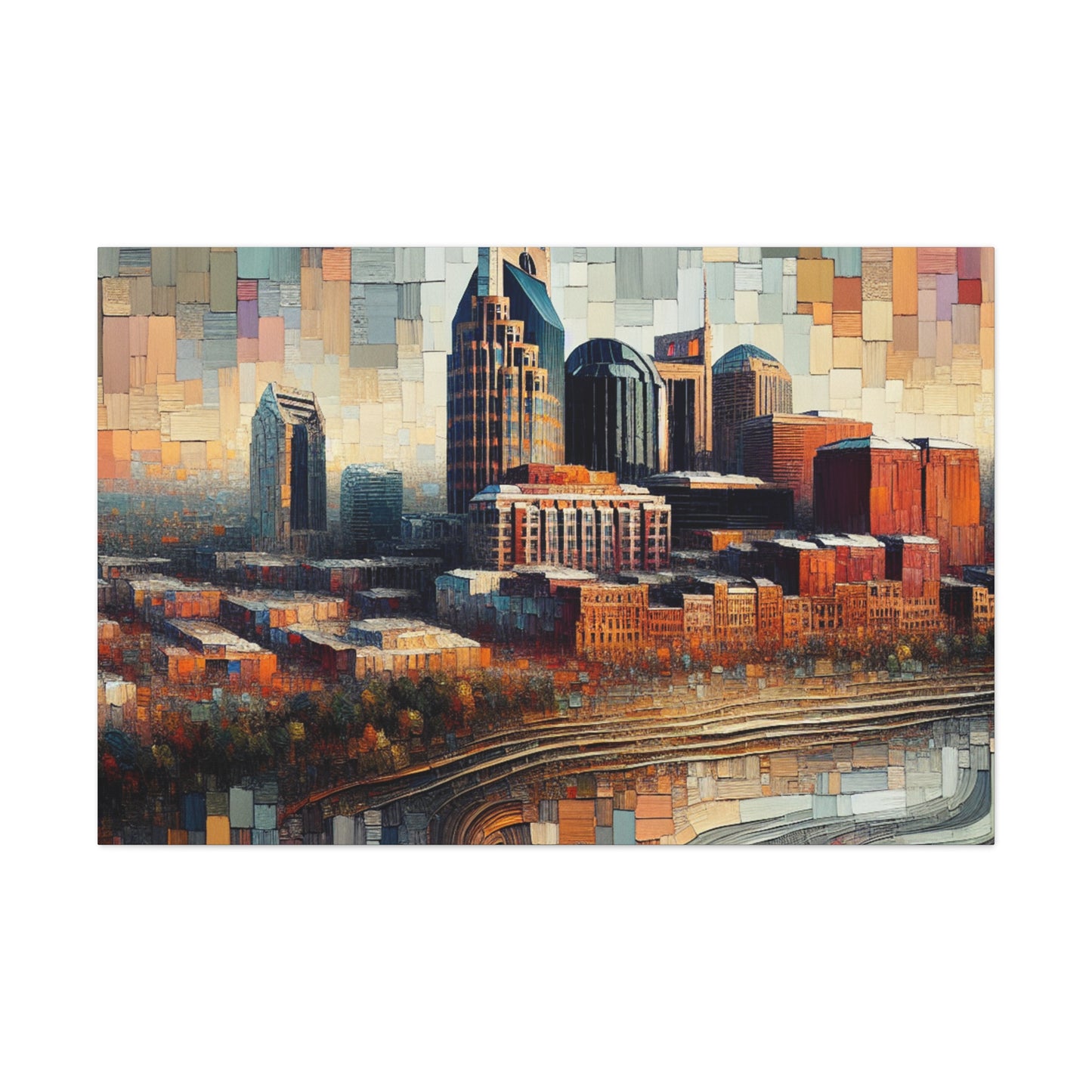 "Southern Serenade: Nashville Reverie" - Canvas