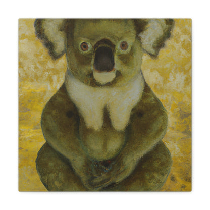 Koala on Eucalyptus Tree - Canvas