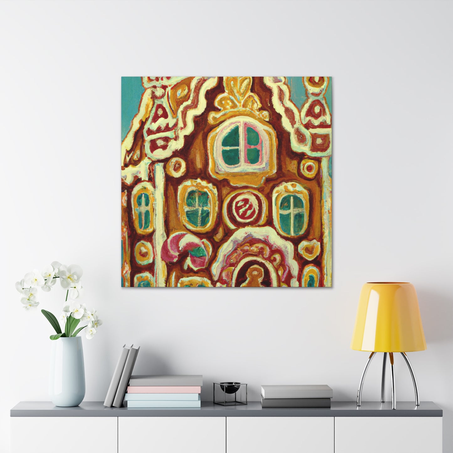 Gingerbread Palace Splendour - Canvas