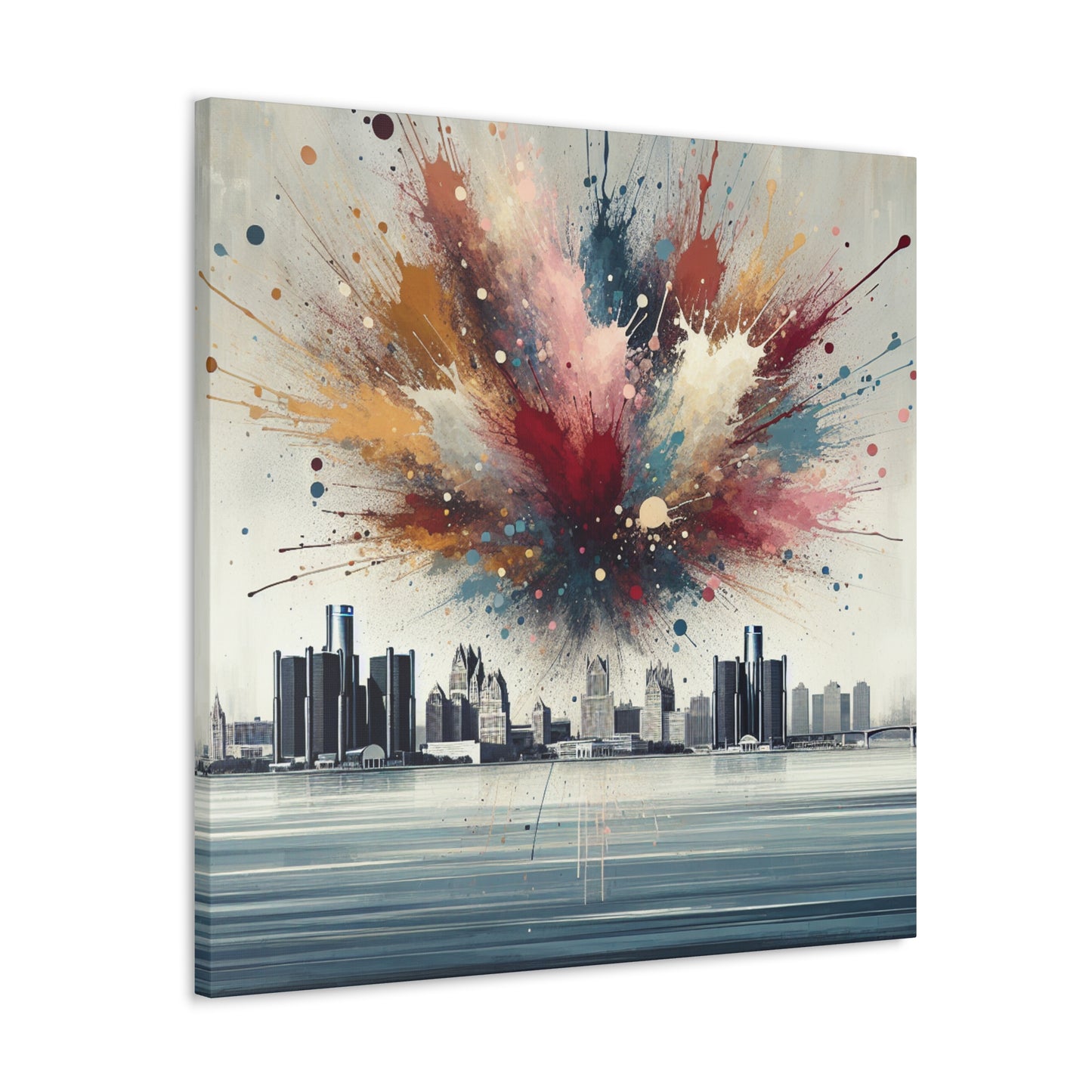 Urban Tranquility Unveiled - Canvas