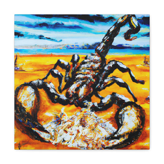 "Scorpion in Expressionism" - Canvas