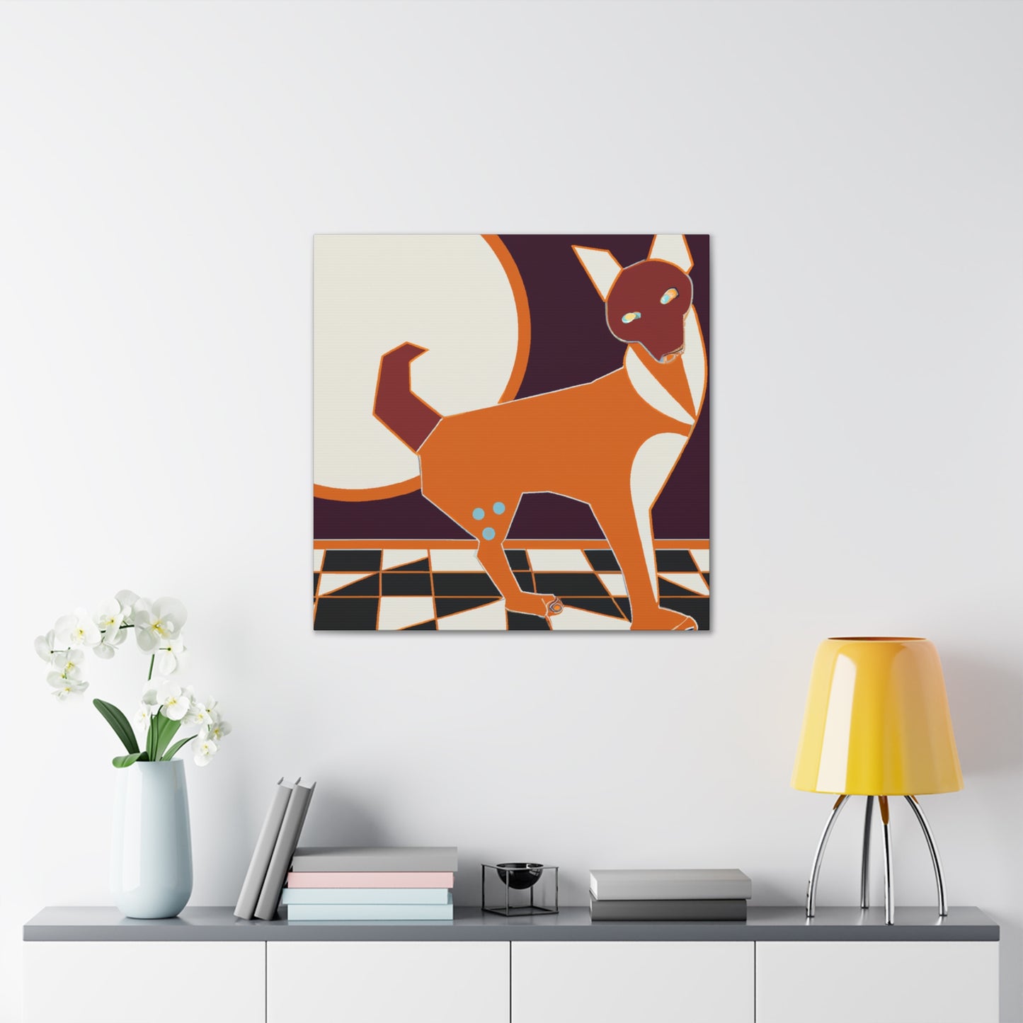 "Dhole as Diamonds Light" - Canvas