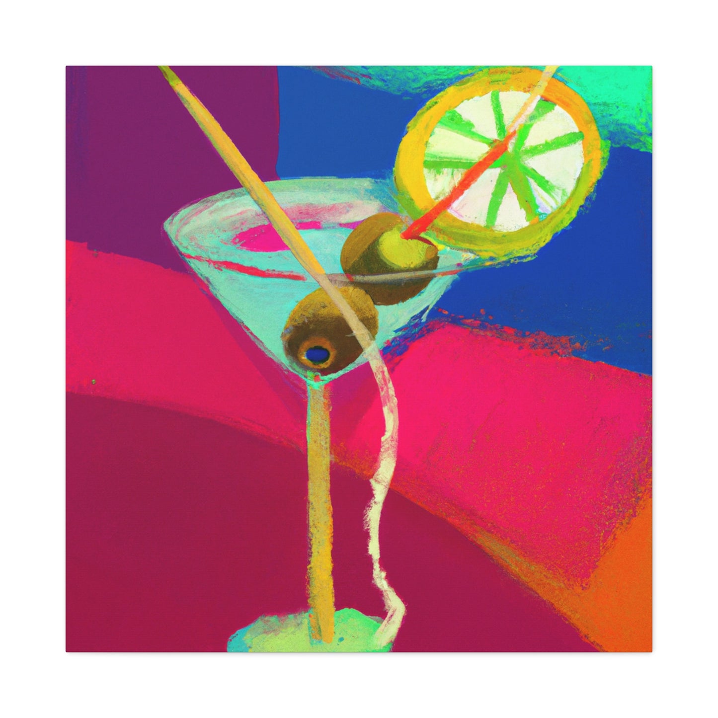 Martini Joyful Celebration - Canvas