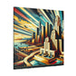 "Urban Dreamscape: 1920s L.A." - Canvas