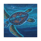 "Sea Turtle Awakening" - Canvas