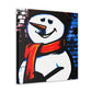 Snowman Winter Wonderland - Canvas