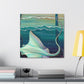 "Stingray in Flight!" - Canvas