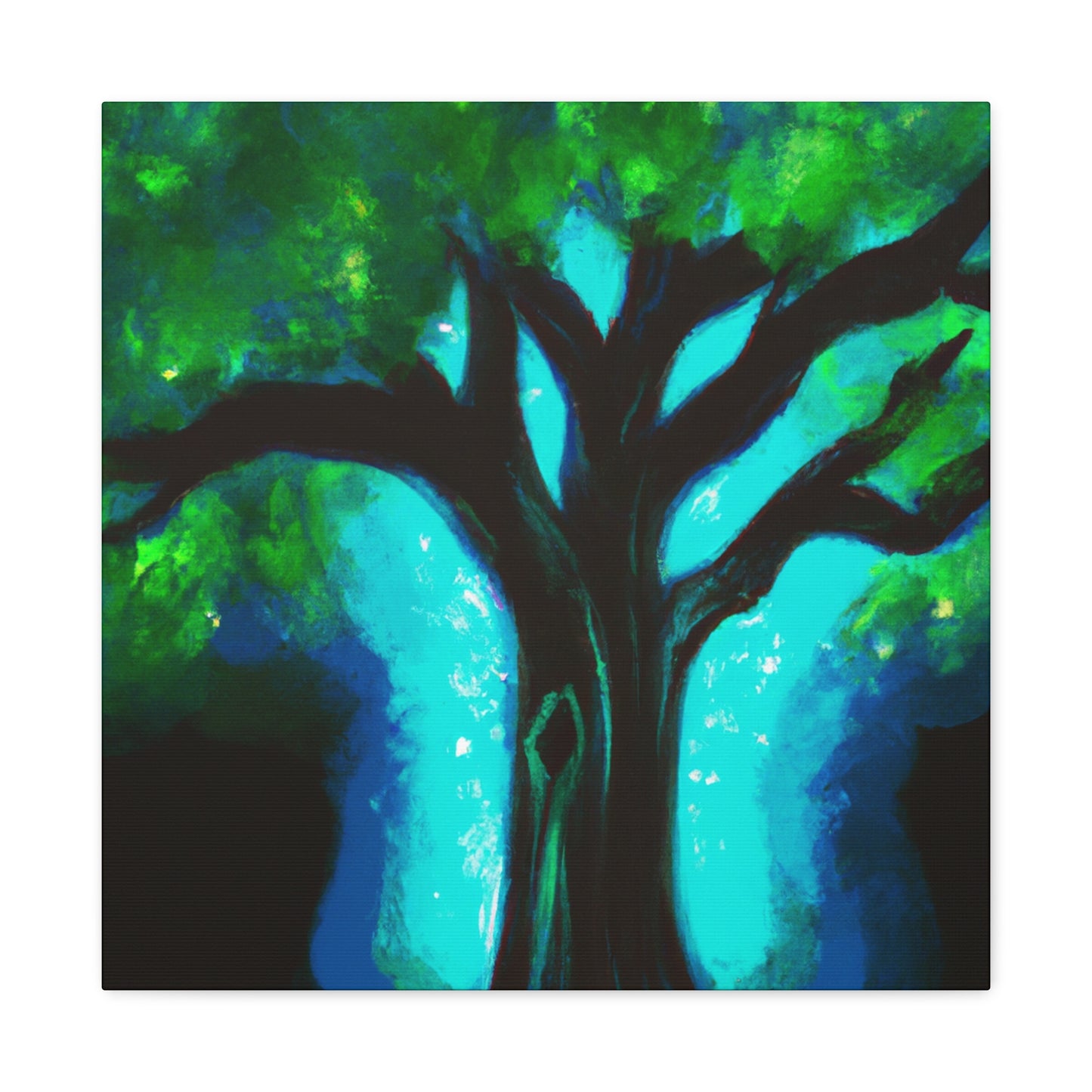 "Oak Tree Ode Variegata" - Canvas