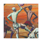 Football in Rococo Style - Canvas