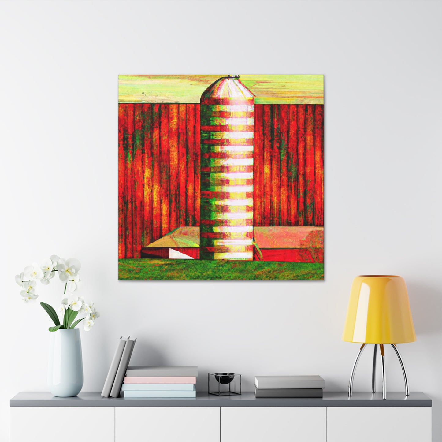 Silo's Rustic Beauty - Canvas