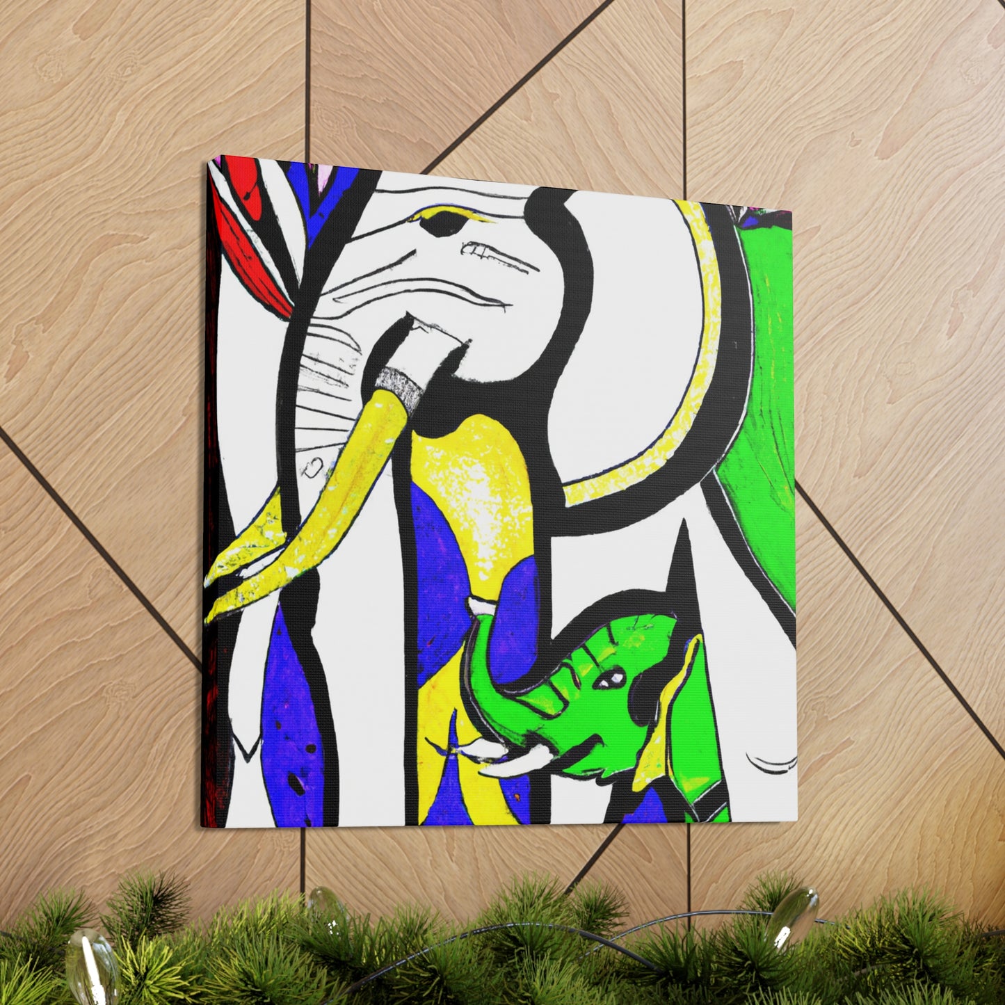 "Elephant in Dreamscape" - Canvas